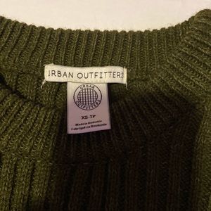 Green sweater from Urban Outfitters